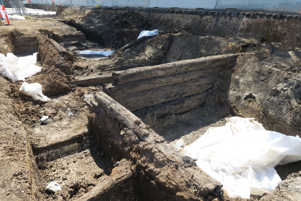 Bridge (or perhaps culvert) remains from the 1800s were discovered during Kingsford Smith Drive upgrades
